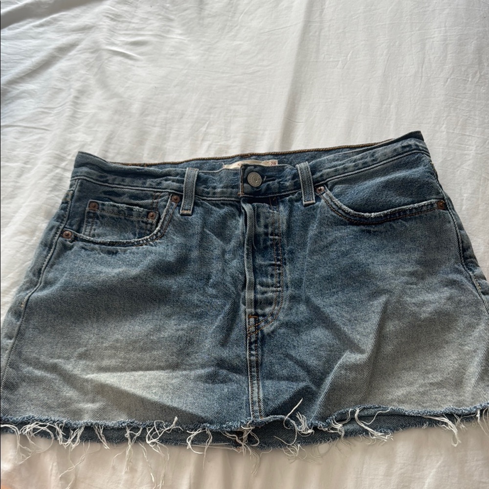 Levi's Blue Denim Skirt - icon skirt